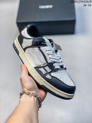 AMIRI Grau & Wei Skel TopLow Sneakers - 209561800