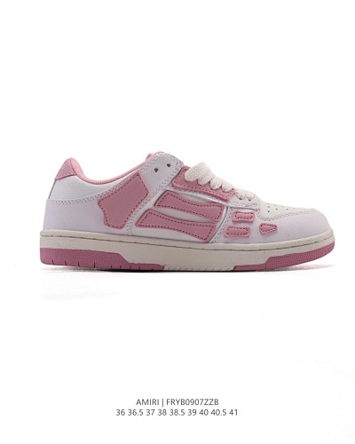 AMIRI Grau & Wei Skel TopLow Sneakers - 209561153